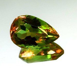 Natural Alexandrite Loose Gemstone 10 CT Pear Cut Color Changing Certified